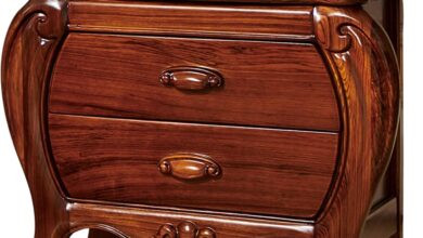 How We Loved the Retro Solid Wood Nightstand with Smart Storage