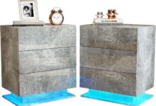 Our Take on the LED Nightstand Set: Style Meets Storage Challenges