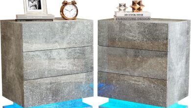 Our Take on the LED Nightstand Set: Style Meets Storage Challenges