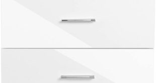 Our Take on the High Gloss 2-Drawer Bedside Table: Sleek & Spacious