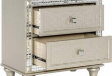 Our Review of the Glam Nightstand: Chic Storage Meets Timeless Style