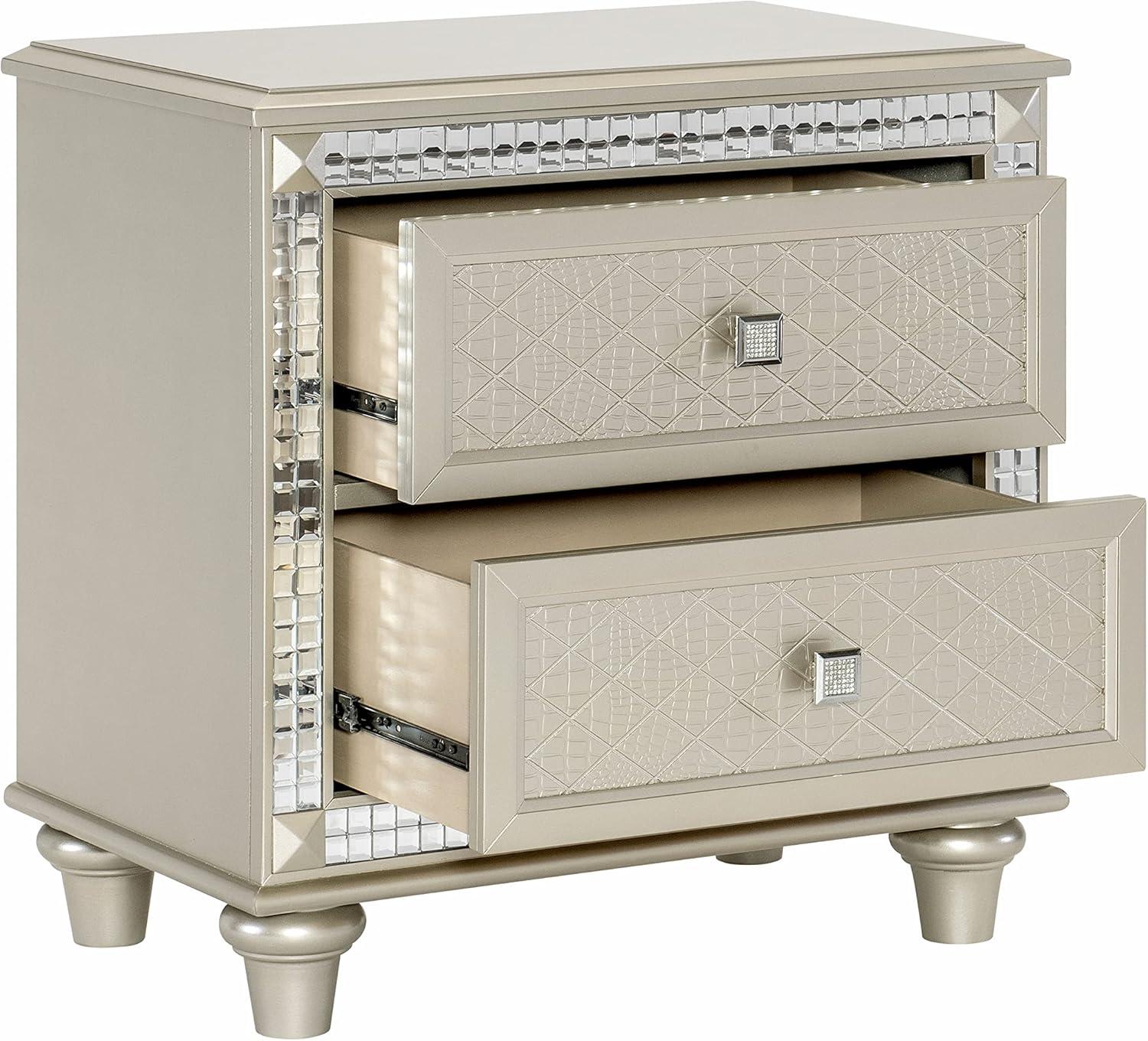 Our Review of the Glam Nightstand: Chic Storage Meets Timeless Style