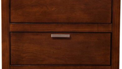 Our Take on the Alpine Carmel Nightstand: Style Meets Storage
