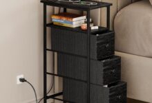 How We Organized Small Spaces with Fixwal’s Slim Charging Dresser