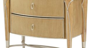 Why We Love the MICHAEL AMINI Villa Cherie Caramel Nightstand