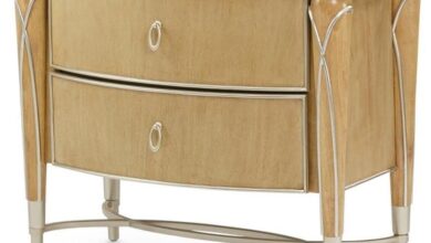 Why We Love the MICHAEL AMINI Villa Cherie Caramel Nightstand