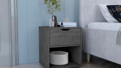 Finding the Perfect Light Gray Nightstand for Our Small Spaces