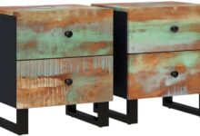How We Fell for vidaXL’s Industrial Bedside Cabinets Set