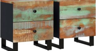 How We Fell for vidaXL’s Industrial Bedside Cabinets Set