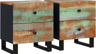 How We Fell for vidaXL’s Industrial Bedside Cabinets Set