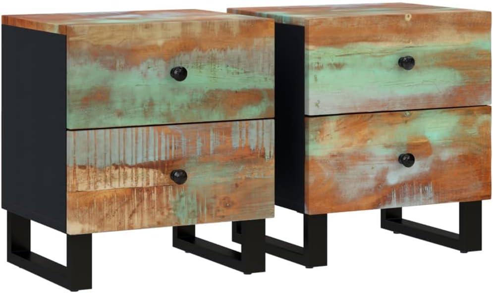 How We Fell for vidaXL’s Industrial Bedside Cabinets Set