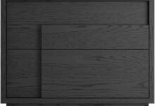 Our Take on the Sleek All Wood Brown & Black Nightstand