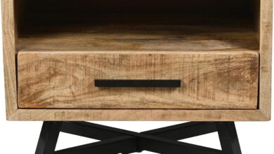 Why We Love the Bree 22-Inch Rustic Nightstand in Our Home