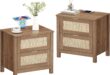 Discovering Elegance: Our Take on AILEEKISS Rattan Nightstands