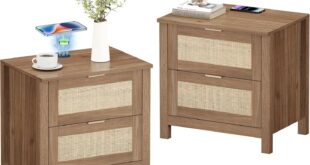 Discovering Elegance: Our Take on AILEEKISS Rattan Nightstands