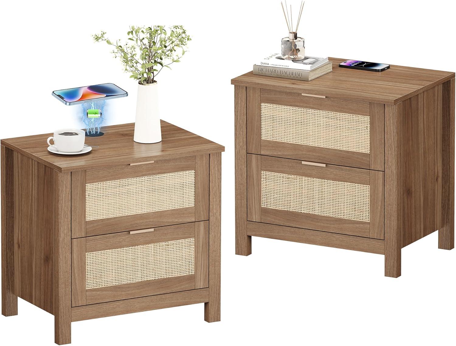 Discovering Elegance: Our Take on AILEEKISS Rattan Nightstands