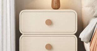 Why We Love This Modern Wooden Nightstand with Sliding Drawers