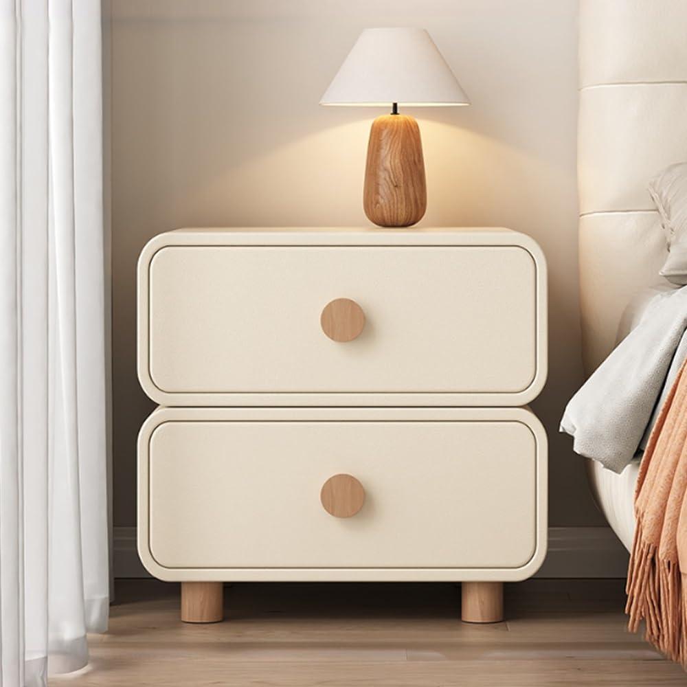 Why We Love This Modern Wooden Nightstand with Sliding Drawers