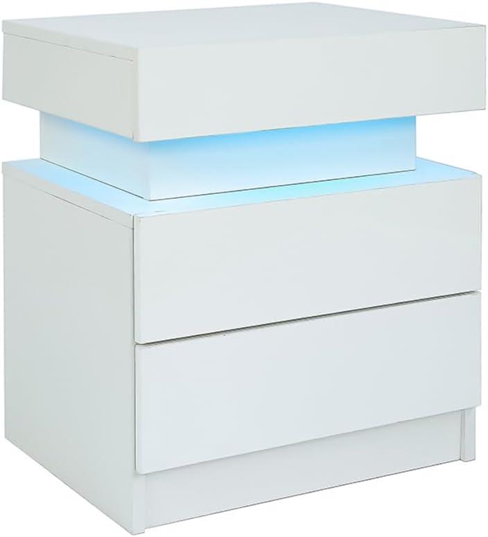 Why We Love the CuisinSmart LED Nightstand’s Style & Storage