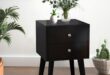 How We Organized Our Space with a Stylish Mid-Century Nightstand