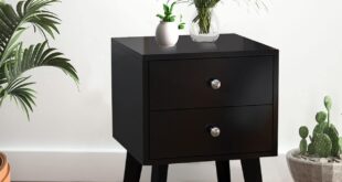 How We Organized Our Space with a Stylish Mid-Century Nightstand