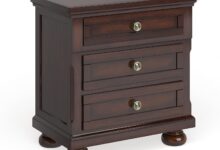 Our Honest Take on the Furniture of America Jalen Cherry Nightstand