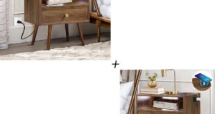 Our Honest Take on Mid-Century Nightstands with Wireless Charging