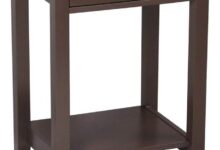 Our Honest Take: Bonnlo Wood Espresso Nightstand for Small Spaces