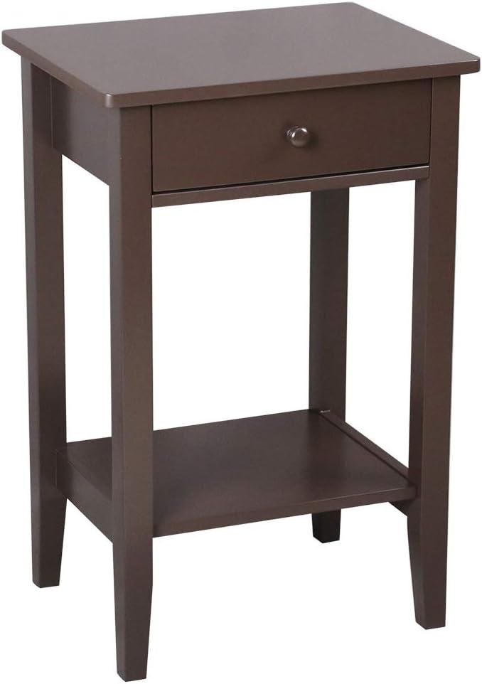 Our Honest Take: Bonnlo Wood Espresso Nightstand for Small Spaces