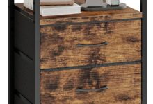 How We Organized Our Space with Fixwal’s Rustic Night Stand