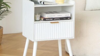 Our Honest Take on the AWASEN White Fluted Nightstand Review