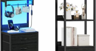 How We Organize with the Furnulem 4-Tier Corner Shelf