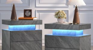 Our Honest Take on Bingoday LED Night Stands with Drawers and Lighting