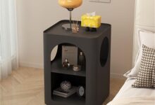 How We Organized Our Living Room with a Sleek Modern Side Table