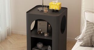 How We Organized Our Living Room with a Sleek Modern Side Table