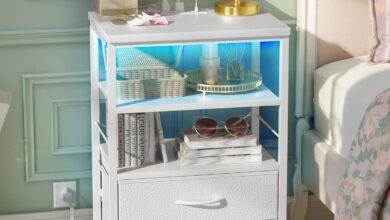 How We Organized Our Bedroom with This 3-Tier Night Stand