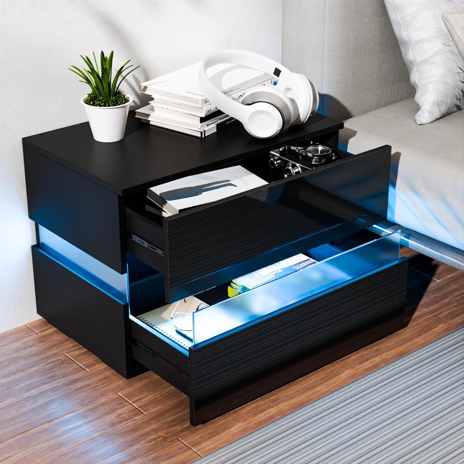 How We Transformed Our Bedroom with This Smart LED Nightstand