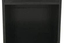 Our Honest Take on the Sleek Black Nightstand with One Drawer