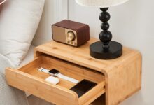 Our Take on the Bamboo Floating Nightstand: Stylish & Space-Savvy