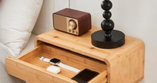 Our Take on the Bamboo Floating Nightstand: Stylish & Space-Savvy