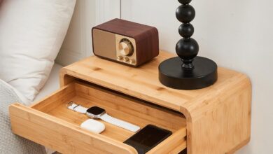 Our Take on the Bamboo Floating Nightstand: Stylish & Space-Savvy