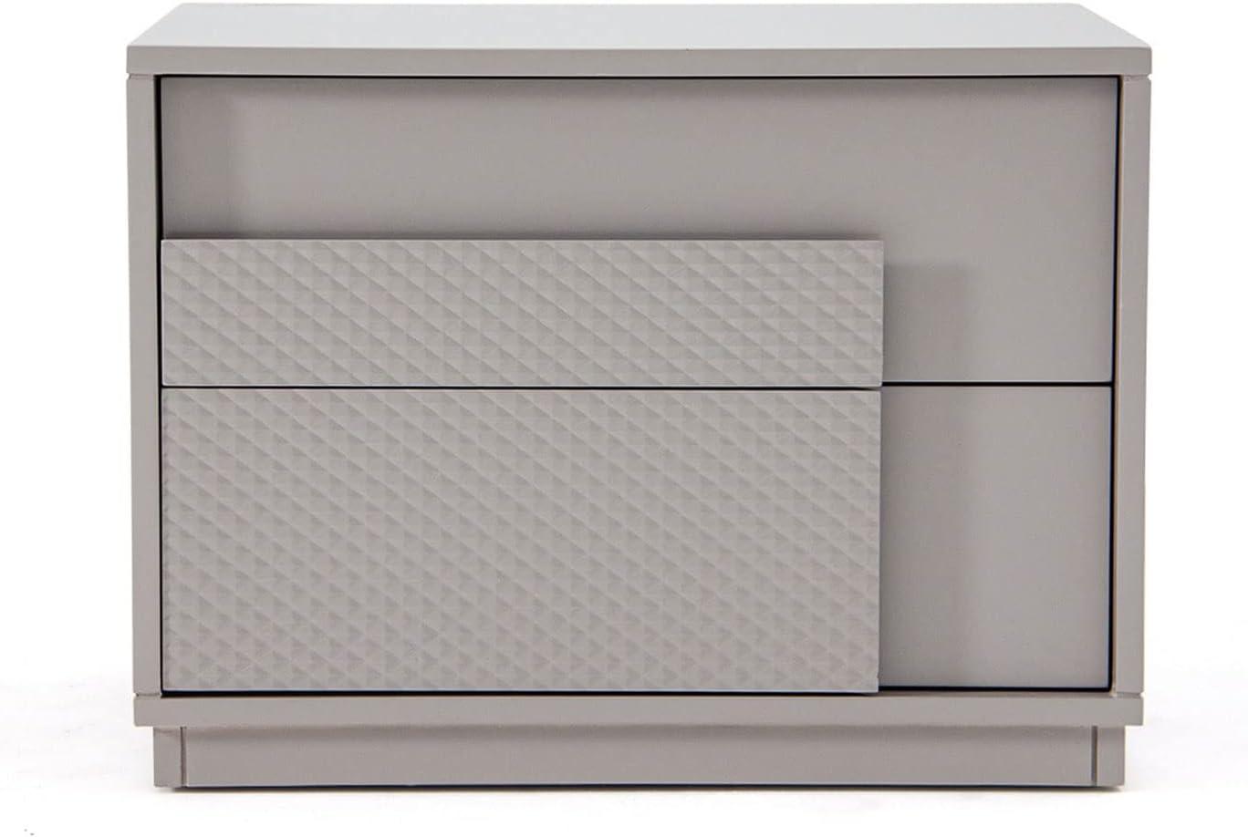 Our Honest Take: Sleek Modern Bedside Table with Ample Storage