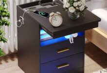Our Take on the Modern Nightstand with Gun Drawer & USB Ports