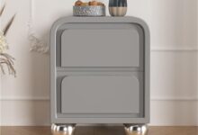 How Our Wooden Night Stand Transformed Small Space Storage