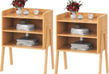 How We Organized Our Space with Bigbiglife Bamboo Nightstands