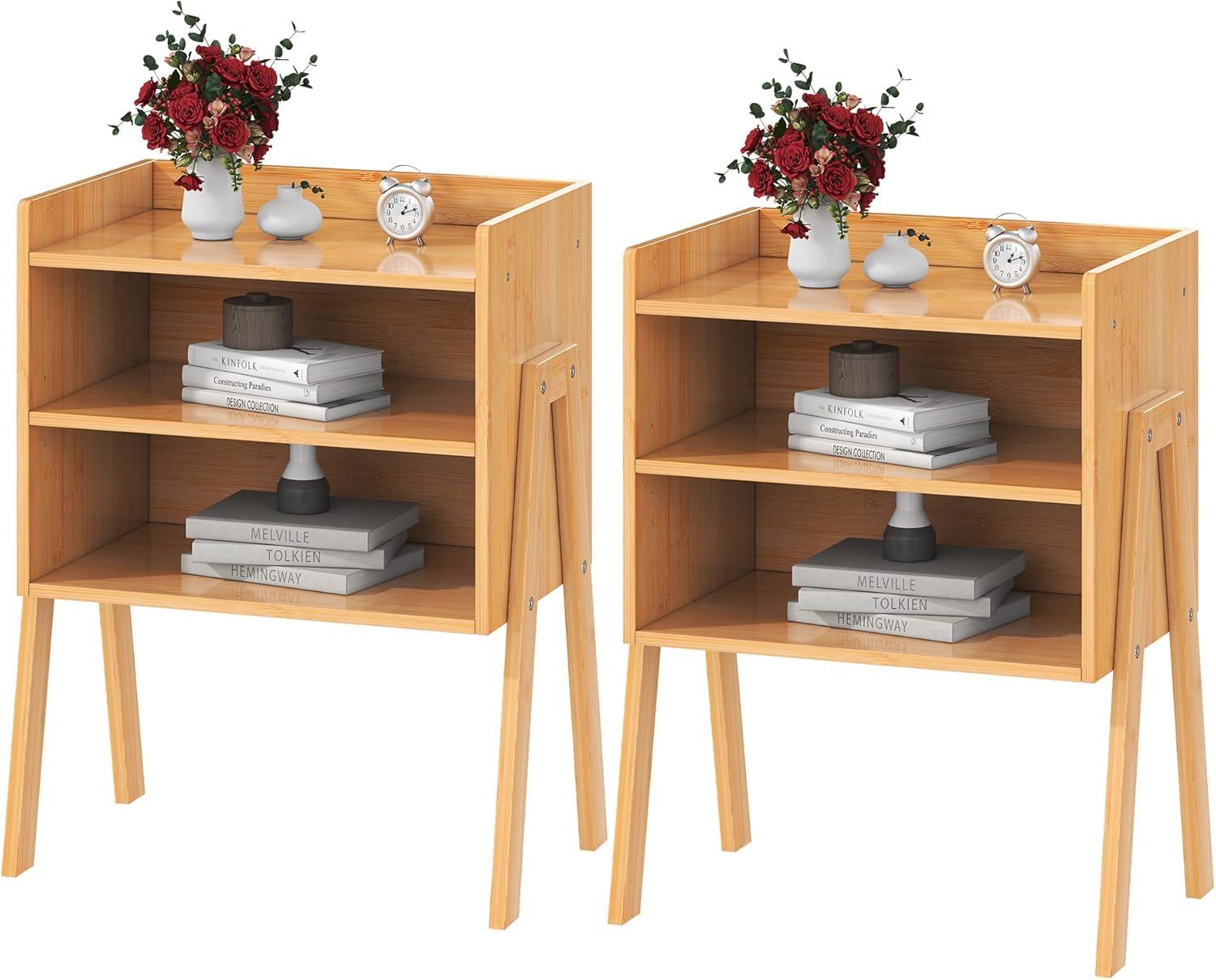 How We Organized Our Space with Bigbiglife Bamboo Nightstands