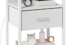 Why We Think the LDTTCUK Nightstand Is a Bedroom Game-Changer