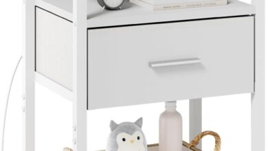 Why We Think the LDTTCUK Nightstand Is a Bedroom Game-Changer
