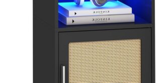 Our Honest Take: LAATOOREE Rattan Nightstand’s Style and Size