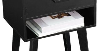 Our Honest Take on the Lerliuo Black Nightstand for Small Spaces